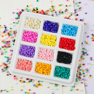 Perles de verre colorées de 2,5 mm pour broderie machine, perles de rocaille pour broderie informatisée, accessoires de vêtements DIY, vente en gros - Product Image 3