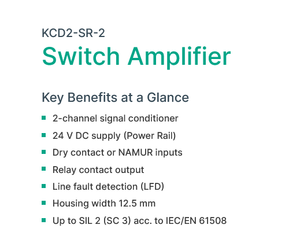 Nuevo y Original Interruptor Amplificador de Barrera de Seguridad P+F KCD2-SR-2 24V 2 Canales Aislados - Product Image 2
