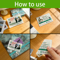 Porte-carte SIM personnalisé en PVC, étui publicitaire en plastique pour carte SIM, pochette pour carte SIM avec logo imprimé