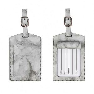Étiquettes de bagages en PVC souple et en cuir PU pour passeports et bagages, vente en gros d'usine - Product Image 3