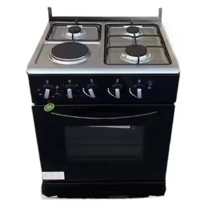 Cuisinière à gaz sur pied, trois brûleurs gaz et un électrique, avec four, taille 50 cm, appareil de cuisson domestique pour l'exportation - Product Image 4