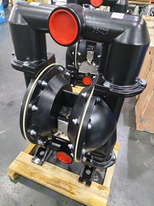 Pompe à diaphragme pneumatique en acier inoxydable QBY100 100 mm à entrée/sortie d'air de 100 mm - Product Image 2