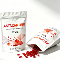 Cápsulas Blandas de Astaxantina con Extracto de Algas Rojas de Alta Pureza, Suplemento Alimenticio para la Salud de Adultos, Fabricación OEM/ODM