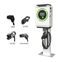 Nuevo Diseño de Estación de Carga para Vehículos Eléctricos de Corriente Continua, Wallbox de 30KW/40KW, Estación de Carga OCPP1.6J, Cargador Comercial para Vehículos Eléctricos