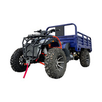 Tracteur à roues diesel 4x2 250cc en gros, ATV, remorque à benne hydraulique pliable, moteur 4 temps, transmission par arbre 4 roues motrices pour adultes, pour la ferme