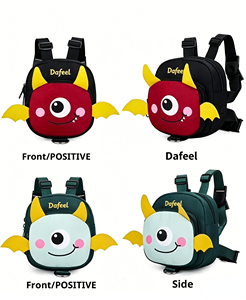 Fashion Pet <b>Dog</b> Backpack with <b>Button</b> Closure Durable Polyester with Snack Bag & Traction Rope for Small Medium <b>Dogs</b> - Product Image 2