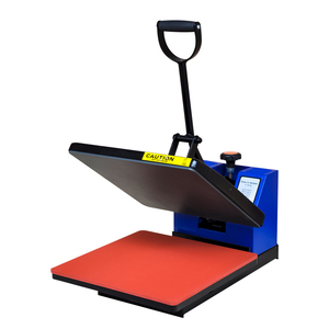 Presse à chaud semi-automatique manuelle haute pression 38x38cm pour transfert par sublimation sur t-shirts - Product Image 1