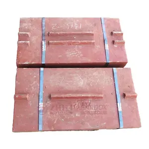 Manufacturer Good Quality Industrial Impact Crusher Spare Parts Blow Bars For Pyrophyllite Impact Crusher