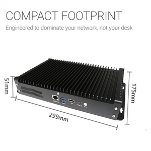 Mini PC Fanless 6x2.5G 2x10G SFP+ Core I3 1215U I5 1235U per Ufficio, Industria, Gateway di Rete, Server, Host Proxmox - Product Image 5