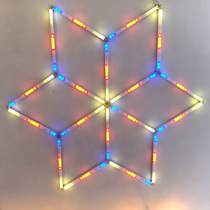 Éclairage LED linéaire en nid d'abeille pour garage, lampe LED Hexagrid, lumière LED hexagonale pour plafond de garage moderne, lavage de voitures et atelier de detailing automobile - Product Image 1
