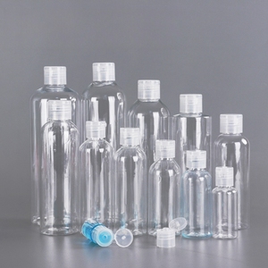 Bướm <span class=keywords><strong>cap</strong></span> lật <span class=keywords><strong>cap</strong></span> pet chai nhựa 5ml đến 500ml năng lực PET trong suốt mỹ phẩm bóp chai - Product Image 3