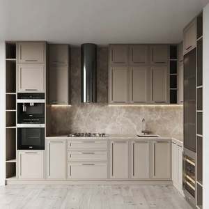 Gabinete de Cocina Blanco Estilo Shaker Listo para Armar, Diseños Modernos, Gabinete de Cocina Blanco Estilo Shaker - Product Image 1