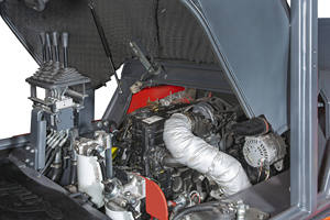 Chariot élévateur Linde série 1408 8t/10t diesel, puissance forte et rendement efficace, modèle CPCD HT80D/HT100D - Product Image 3