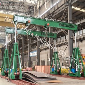 Hydraulic <b>Gantry</b> <b>Crane</b> 50-80 Ton Wireless Remote Control Single Girder Engine 20m Span 7.5m-10m Lifting Height - Product Image 5