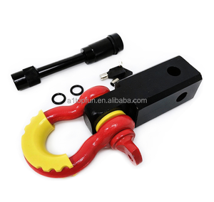 Récepteur de remorquage avec anneau en <span class=keywords><strong>D</strong></span> de <span class=keywords><strong>3</strong></span>/4 pouce pour camions et SUV, pour la récupération de véhicules - Product Image 2