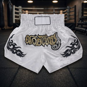 High Grade Unisex Muay Thai MMA Boxing Kickboxing <b>Shorts</b> Premium Martial Arts Training Wear Front Custom Printing Embroidered - Product Image 3