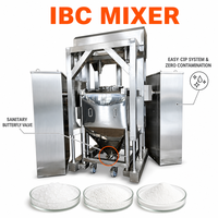 Mesin Pencampur Tumbler IBC Bin Blender dengan Perangkat Pengaman Inframerah untuk Pabrik Pencampuran Bubuk Kering, Makanan, dan Bahan Kimia