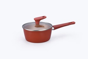 Juego de sartenes inferiores de inducción de diseño clásico moderno, juego de utensilios de cocina de <span class=keywords><strong>aluminio</strong></span> <span class=keywords><strong>forjado</strong></span> con revestimiento de mármol, Material metálico para Cocina Casera saludable - Product Image 6