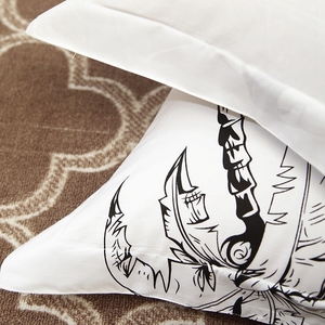 4-Mảnh Hawaii Phong Cách Bộ Đồ Giường Thiết Lập Tinh Khiết Cotton In Duvet Bìa Tấm Phẳng Và Vỏ Gối Thiết Lập Cho Nhà Hoặc Khách Sạn Sử Dụng - Product Image 4