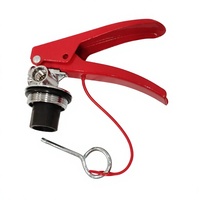 Extincteur haute pression, tête de valve d'extincteur avec goupille de sécurité pour équipement incendie