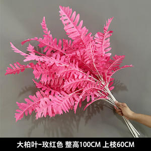 Arreglo de salón de Bodas de seda de gama alta <span class=keywords><strong>con</strong></span> <span class=keywords><strong>flores</strong></span> artificiales de color rojo rosa elegante arco de <span class=keywords><strong>flores</strong></span> falsas <span class=keywords><strong>y</strong></span> plomo de carretera para bodas - Product Image 6