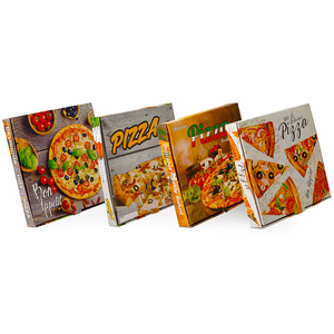Personalizado caja de cartón caja de Pizza al por mayor corrugado reutilizable de alta calidad caja de Pizza - Product Image 1