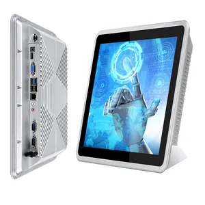 15 Inch IP65 Embedded Wall Mount Industrial PC Fanless Industrial Grade All In One Computers Touch Screen Android Linux Panel Pc