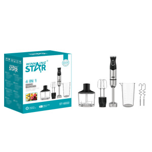 ชุดเครื่องผสมอาหารแบบมือถือ Winningstar 600W สองระดับความเร็ว (4 ชิ้น) - สินค้าพิเศษสำหรับตลาดต่างประเทศ - Product Image 1