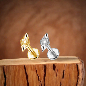 Getta ASTM F136 G23 Titane couleur or 18 carats pour piercing d'<span class=keywords><strong>oreille</strong></span> en Titane, Hélix, Lobe, <span class=keywords><strong>Tragus</strong></span>, Cartilage - Product Image 5