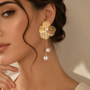 Dernières tendances : Boucles d'oreilles pendantes convertibles à pampilles brillantes en argent pour femme, créatives et élégantes - Product Image 1