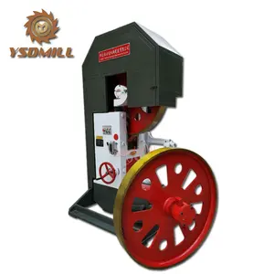 Scie à bois manuelle/automatique Scie à ruban verticale à moteur électrique/diesel