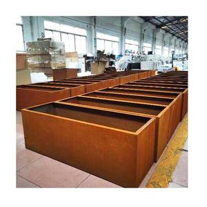 Chậu Trồng Cây Bằng Thép Phủ Bột Tùy Chỉnh Chậu Hoa Bằng Thép Có Lõi Chậu Hoa Dài Chậu Trồng Hoa Hình Chữ Nhật - Product Image 6