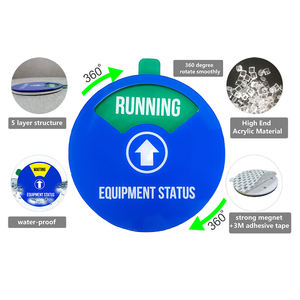 设备状态标志机器仪表运行状态管理卡标签工厂安全警示标志 - Product Image 5