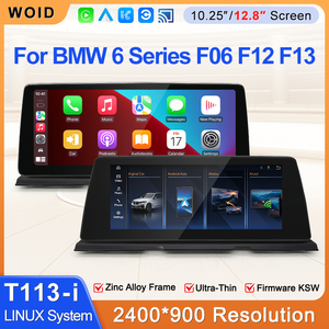 Autoradio tactile HD STWEI 12,8'' 2400*900 pour BMW Série 6 F06 F12 F13 2010-2017 avec Carplay sans fil - Product Image 2
