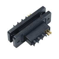 Connecteur à vis à angle droit JDS-07B 380V AC 30A à contact en cuivre plaqué or/argent IP33 pour signal et alimentation haute intensité automobile