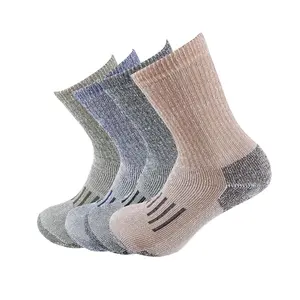 Custom heavy weight wool blend socks thick warm winter boot wool socks for men