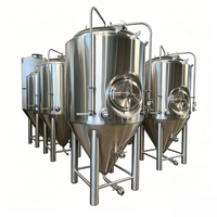 Cuve de fermentation 30HL 3000L en acier inoxydable 316L, capacité personnalisable, grande capacité, pour brasserie
