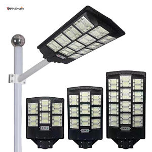 Lampadaire solaire <span class=keywords><strong>avec</strong></span> <span class=keywords><strong>poteau</strong></span> 120W LED étanche IP65 tout en un design pour le projet de ville intelligente Highway Road - Product Image 1