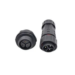 M20 Outdoor Garden LED Light Male Female Panel Mount 3 Pin IP67 Waterproof Connector