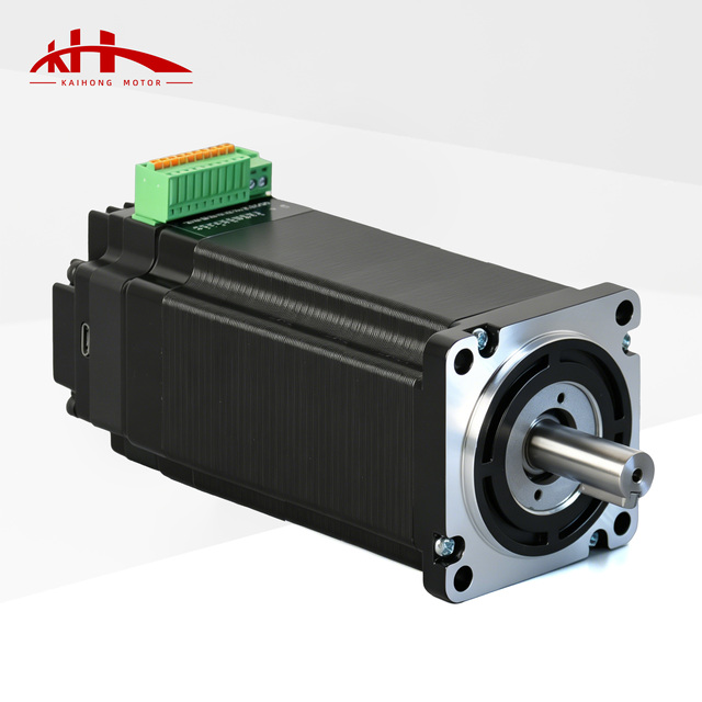 Kaihong 60x60x142mm 48VDC 3000RPM 400W 1.27Nm Permanent Magnet Nema 24 Servo Motors Pulse Control for CNC Smart Home Fan