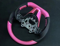 Roda Kemudi Serat Karbon Kustom Cocok untuk Roda Kemudi Mobil Mazda 3 Mazda 6 Cx5 Rx8 Mx5 Cx9 Cx30