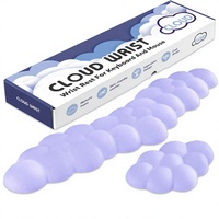 Repose-poignets ergonomique Sushret pour clavier et souris, en mousse à mémoire de forme, taille standard, emballage violet