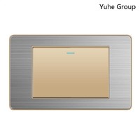 YUHE - Interruptor de Luz Nocturna para Interiores, Estándar Estadounidense, 220V 250V, 2 Canales, 2 Vías, Material de PC Duradero, 10 Años de Garantía, Aplicación EWeLink, NFC, Mejor Precio