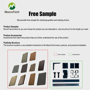 Hebei Macrotech - Échantillon gratuit de terrasse en composite <span class=keywords><strong>bois</strong></span>-plastique, terrasse imperméable, revêtement de sol <span class=keywords><strong>extérieur</strong></span> en WPC - Product Image 5
