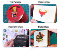 Terlaris A1 + 60cm uv dtf xp600/I3200 kepala cetak 3 kepala tahan air 3D Uv Dtf Printer UV DTF CUP printer bungkus