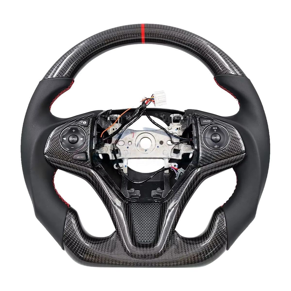 คาร์บอนไฟเบอร์ + หนังแบน