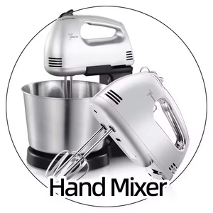 Handheld Electric Mixer with Detachable Stainless Steel Bowl, Multi-Function Cream Whip, <b>Egg</b> Beater Blender, Home Baking Tool - Product Image 1