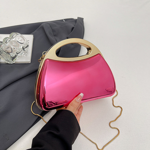 Sac à main de soirée pour femme de haute qualité, nouvelle mode, surface brillante, chaîne, parfait pour <span class=keywords><strong>Madame</strong></span> - Product Image 3