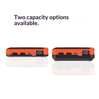 Banco de Energía Solar Plegable de 10000mAh/20000mAh, Cargador Inalámbrico, Doble USB Tipo-C, Linterna LED para Acampar al Aire Libre y Emergencias