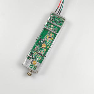Modelo portátil personalizado do módulo do amplificador de poder de GaN RF do OEM 400MHz-6200MHz 100W DXK-100W-RFM para a detecção do zangão do UAV - Product Image 1
